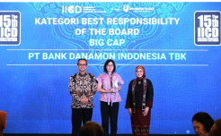 Bank Danamon Raih Penghargaan Top 50 Emiten dengan Kapitalisasi Pasar Terbesar
