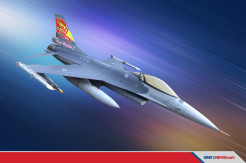 Jet Tempur  F-16A TS-1610 RI Makin Gahar dengan Corak Baru