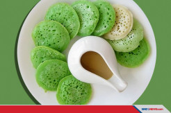 Serabi Pandan Saus Kinca, Teman Santai di Pengujung Weekend
