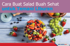 Cara Buat Salad Buah Sehat untuk Temani Liburan Kalian