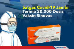 Satgas Covid-19 Jambi Terima 20.000 Dosis Vaksin Sinovac