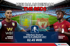 Ambisi Balas Dendam Liverpool di Villa Park Stadium