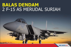 Balas Dendam 2 F-15 AS Merudal Milisi Pro Iran di Suriah