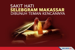 Sakit Hati, Selebgram Makassar Dibunuh Teman Kencannya