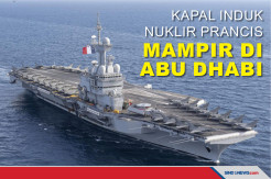 Kapal Induk Nuklir Prancis; Charles de Gaulle Mampir di Abu Dhabi