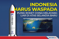 Indonesia Harus Waspada, Puing Roket China di Atas Selandia Baru