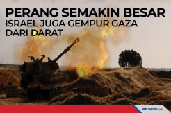 Perang Semakin Besar, Israel Juga Gempur Gaza dari Darat