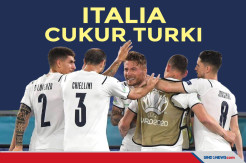 Piala Eropa 2020: Italia Cukur Turki 3-0 di Laga Pertama