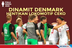 Piala Eropa 2020: Ledakan Dinamit Denmark Hentikan Lokomotif Ceko