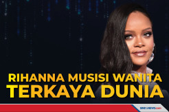 Rihanna Musisi Wanita Terkaya Dunia, Total Capai Rp24,3 Triliun