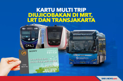 Kartu Multi Trip Diujicobakan di MRT, LRT dan Transjakarta