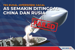 Tes Rudal Hipersonik Gagal, AS Semakin Ditinggal China dan Rusia