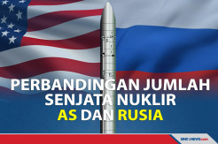Perbandingan Jumlah Senjata Nuklir Milik AS dan Rusia