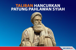 Taliban Hancurkan Patung Pahlawan Syiah, Diganti Replika Al-Quran