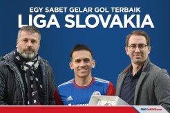 Egy Maulana Vikri Sabet Penghargaan Gol Terbaik Liga Slovakia