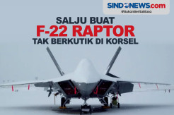 Salju Membuat Jet Tempur Siluman F-22 AS Tak Berkutik