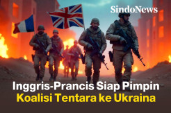 Inggris-Prancis Siap Pimpin Koalisi Tentara ke Ukraina