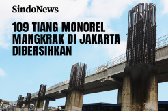 22 Tahun Mangkrak, 109 Tiang Monorel di Jakarta Dibongkar