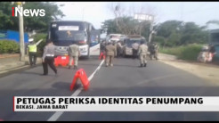 Nekat Antar Pemudik, Sejumlah Bus dan Kendaraan Pribadi Dipaksa Putar Balik