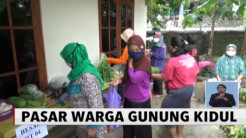 Ambil Secukupnya, Bayar Seikhlasnya di Pasar Warga Gunung Kidul
