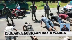 Petugas Gabungan Beri Berbagai Sanksi Bagi Pelanggar PSBB