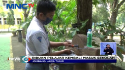 Protokol Kesehatan Tetap Diterapkan, Ribuan Siswa di Jombang Mulai Masuk Sekolah