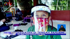 Mengisi Waktu, Anak-anak di Banyumas Membuat Alat Pelindung Diri