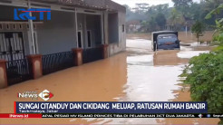 Ratusan Rumah Terendam Akibat Meluapnya Sungai Citanduy dan Cikidang di Tasikmalaya