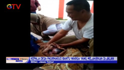 Heroik! Kades di Blitar Bantu Warga Melahirkan di Pinggir Jalan