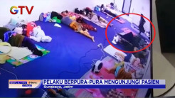 Aksi Seorang Pria Curi HP Pengunjung di Rumah Sakit Terekam CCTV