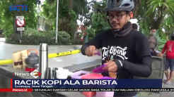 Terkena PHK Akibat Pandemi Corona, Fajar Coba Bangkit Jajakan Kopi Barista Keliling