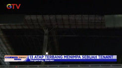 Akibat Tertiup Angin Kencang, Atap Parkiran Terminal 3 Bandara Soetta Terlepas