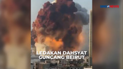 Diguncang 2 Ledakan Dahsyat, Beirut Luluh Lantak