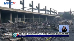 190 Kios di Pasar Grogol Terbakar, Kerugian Capai Miliaran Rupiah