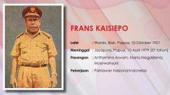 8 Pahlawan Nasional yang Jarang Diungkap, Frans Kaisiepo (seri-5)