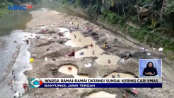Warga Ramai-Ramai Datangi Sungai Kering di Banyumas untuk Cari Emas