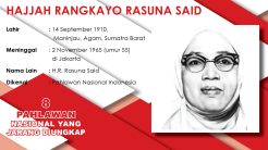8 Pahlawan Nasional yang Jarang Diungkap, HR Rasuna Said (Seri-6)