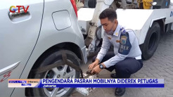 Dishub Derek Paksa Pengendara yang Parkir Sembarangan