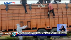 Sabu Seberat 47 Kg di Selundupkan Melalui Truk Pembawa Kelapa