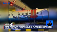 Hendak Dipindahkan ke Yogya, Pesawat N250 Tersangkut di Gerbang Tol