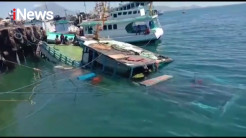 Mengalami Kebocoran di Lambung Kapal – KM El Hasan Tenggelam di Pelabuhan