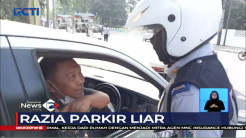 Razia Parkir Liar, Seorang Pengemudi Emosi Mobilnya Diderek