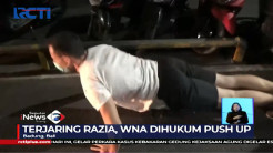 Terjaring Razia Masker di Bali, Wisatawan Asing Asal Rusia Dihukum Push Up