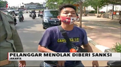 Razia Masker, Seorang Pemuda RIbut Tidak Terima Diberi Sanksi