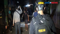 Dua Kelompok Warga Tawuran Menggunakan Bom molotov di Makassar