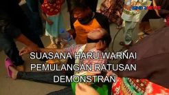 Suasana Haru Mewarnai Pemulangan Ratusan demonstran