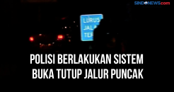 Polisi Berlakukan Sistem Buka Tutup Jalur Puncak Bogor