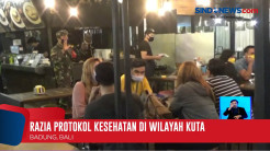 Sejumlah Wisatawan di Kuta Terjaring Razia Protokol Kesehatan