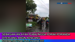 Sebagian Wilayah Purbalingga Porak-Poranda Diterjang Angin Kencang