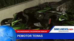 Pemotor Tewas Usai Menabrak Pembatas Jalan